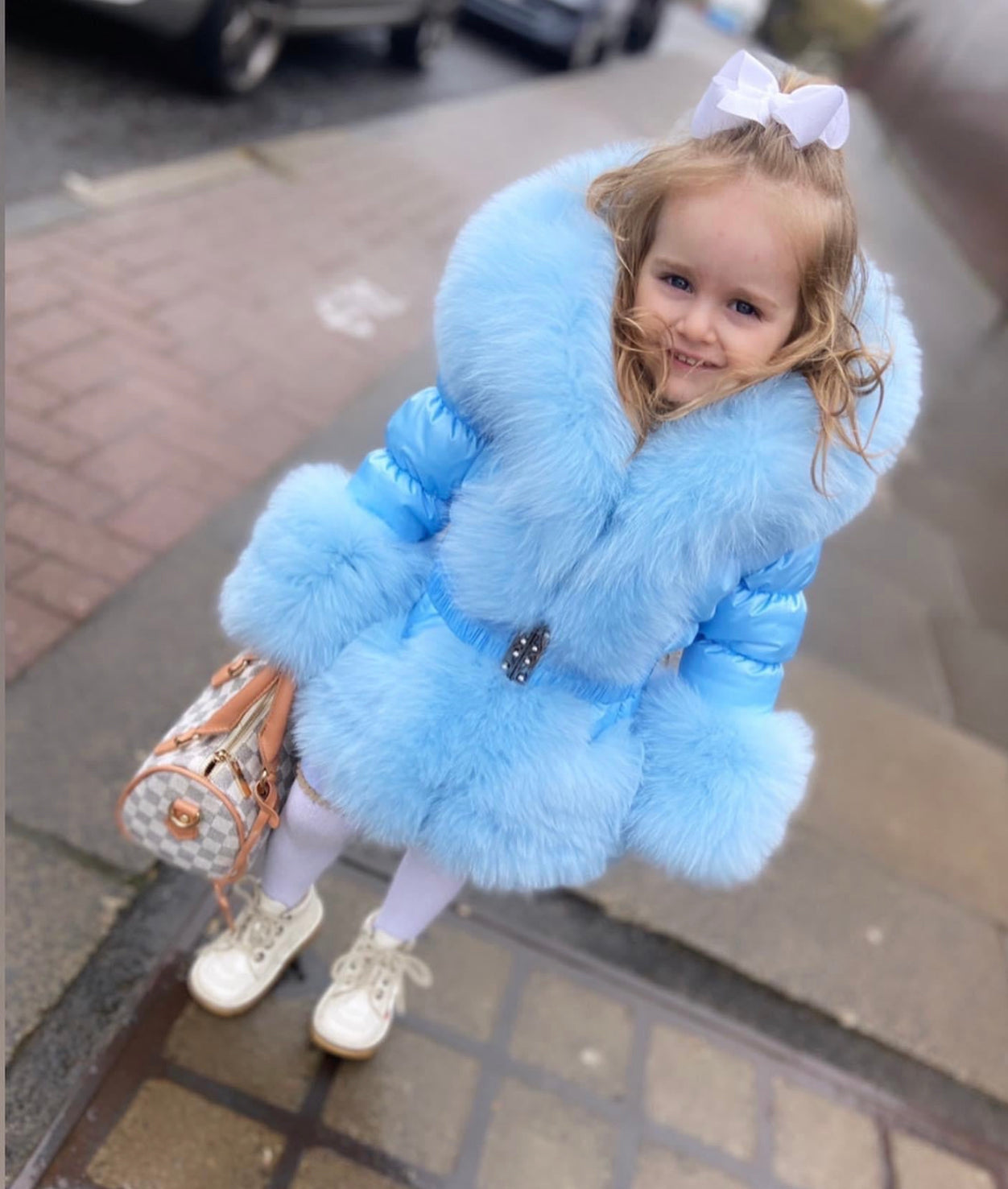 Kids Fox Fur 4 Row Romany Coat – Marie Minks
