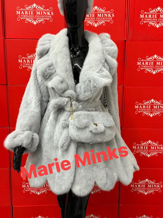 “JERSEY” LUXURY MINK FUR COAT