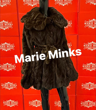 ANNE STYLE MINK FUR COAT