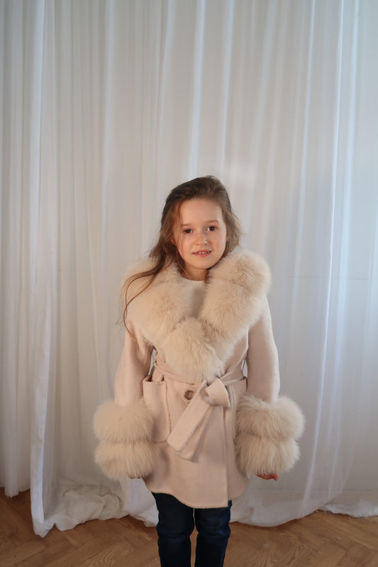 Kids Cashmere Coat