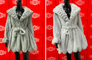 “ ROSA” LUXURY MINK FUR COAT