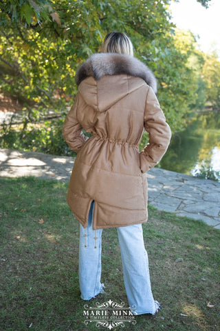 Marie Minks Exclusive Cashmere Puffer Style