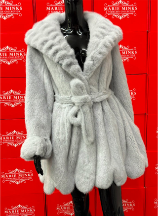 “ ROSA” LUXURY MINK FUR COAT