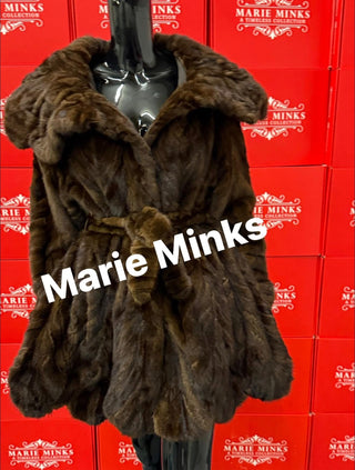 ANNE STYLE MINK FUR COAT