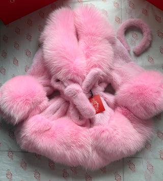 New For 2025 Mink and Fox Fur Child’s Coat