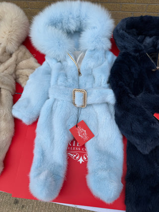 Mink Baby’s Snowsuits