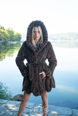 The Barbie Coat - Medium Brown