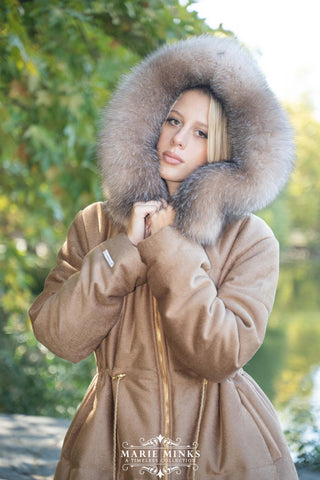 Marie Minks Exclusive Cashmere Puffer Style