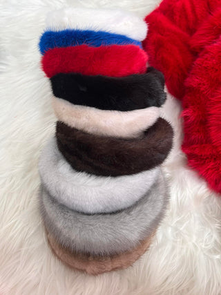 Mink Fur Headbands