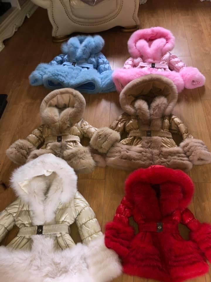 Kids Fox Fur 4 Row Romany Coat – Marie Minks