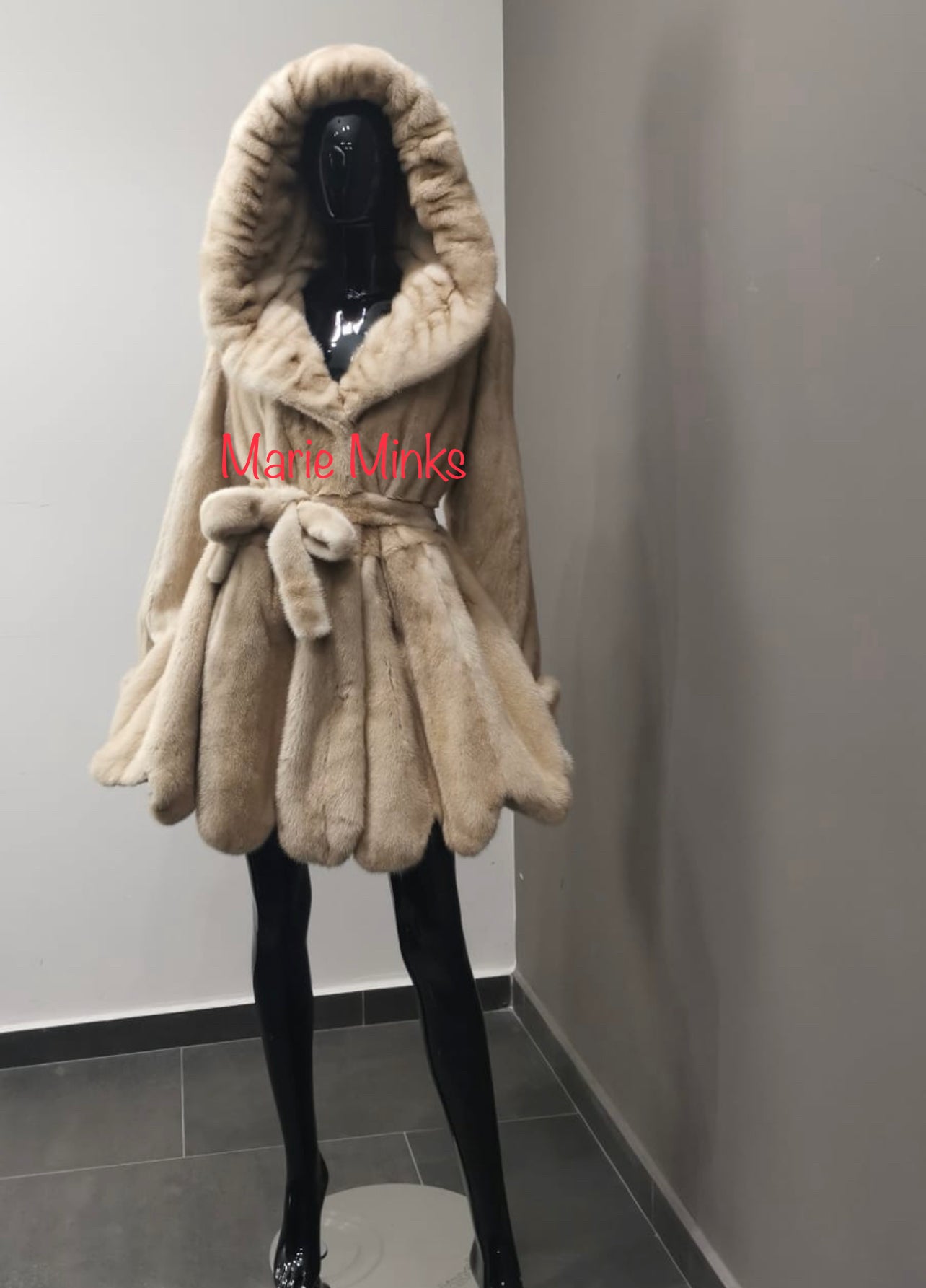 Faux mink hotsell fur coat