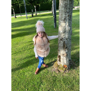 Kids Fox Fur Gilet