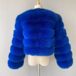 5 Row Fox Fur Luxury Coat