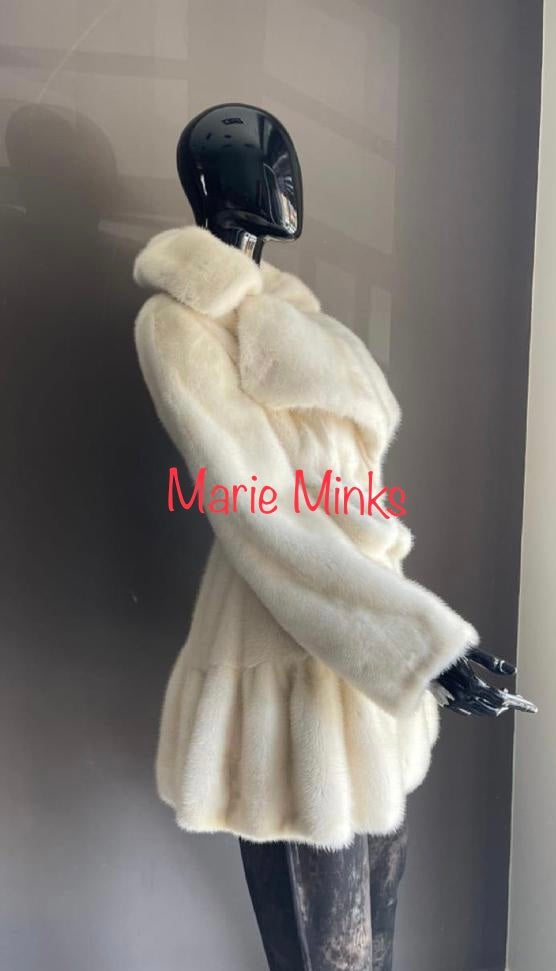 Mink on sale fur trim