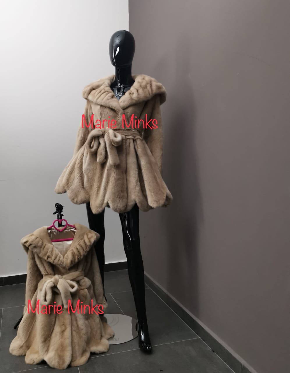 ROSA” LUXURY MINK FUR COAT Marie Minks